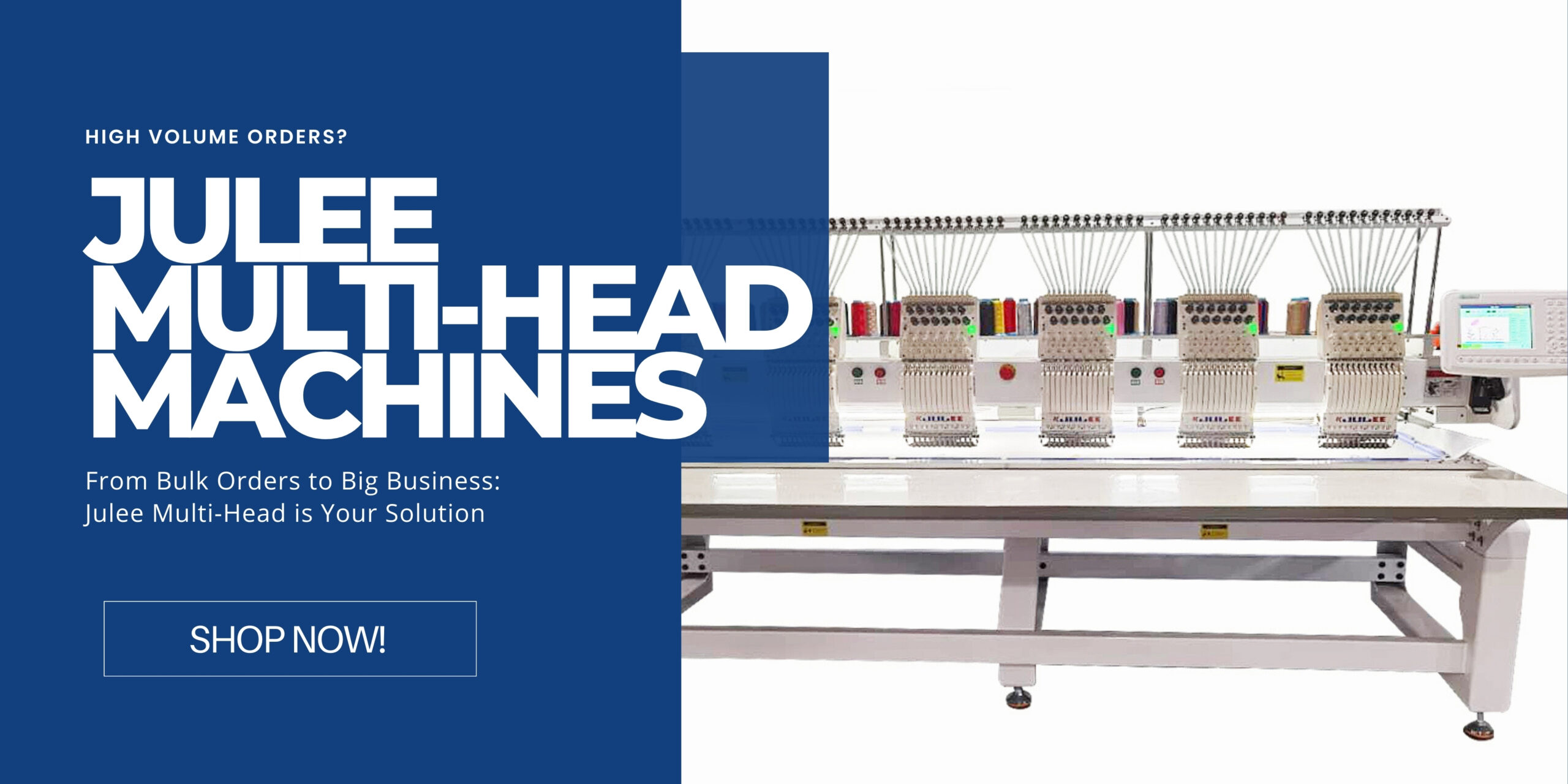 julee multi head embroidery machine